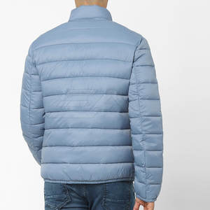 Veste d'hiver matelassée pour homme, de haute qualité, pour l'extérieur, col montant, logo personnalisable sur le devant, grandes tailles, respirante, écologique, vente en gros - Product Image 3