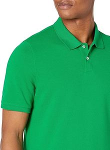 100% coton à manches courtes anti-rides T-shirts pour hommes Polo OEM Polos de golf Broderie personnalisée - Product Image 3