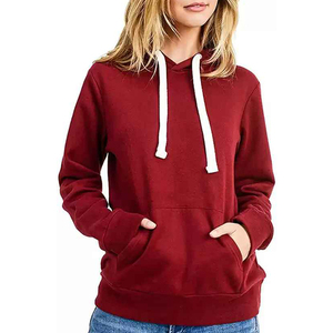 Sudadera con capucha de gimnasio personalizada para mujer, sudadera de estilo Vintage para correr con bordado, venta al por mayor para entrenamientos deportivos de invierno - Product Image 1