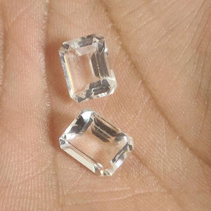 Rytall-uartz-cristal Octagonal de 14x10mm, Esmeralda cortada, 6,2 CTS - Product Image 6