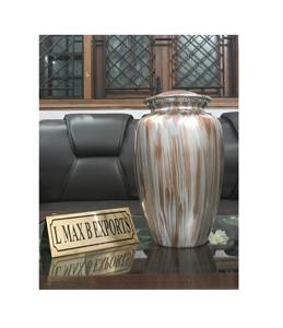 Custom Hand Finished Brass <b>Urn</b> <b>Ashes</b> New Design Adult Metal <b>Urn</b> Manufacturer's Adult Metal <b>Urn</b> Hand Finished Brass <b>Urn</b> Cremation - Product Image 1