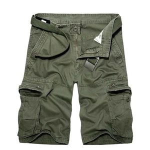 Pantalones cortos de alta calidad para hombre, pantalones Cargo, pantalones cortos con bolsillo lateral sólido, cintura elástica para hombre, transpirables, a la venta, pantalones cortos para hombre - Product Image 5