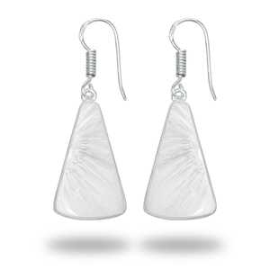 Atractivos Pendientes de Scolecita Blanca, Pendientes Colgantes de Latón Plateado, Estilo Vintage, para Niñas, Bodas, Fiestas de Compromiso, para Ella - Product Image 6