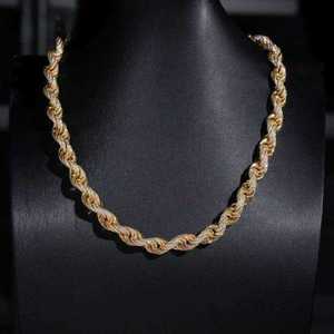 Hot Sale Superior Quality Adjustable Length Diamond <b>Cuban</b> <b>Chain</b> Necklace with Versatile Styling for Casual and Party Wear Use - Product Image 3