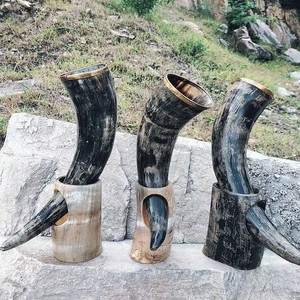 ฮอร์นสำหรับดื่มไวกิ้งทำจากทองเหลืองเป็นมิตรกับสิ่งแวดล้อมเป็นมิตรกับสิ่งแวดล้อม - Product Image 1