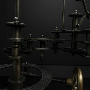 Modèle de système solaire artisanal en laiton et bois, décoration de table, vente chaude, pour la maison, le bureau ou comme cadeau, disponible à la vente - Product Image 4