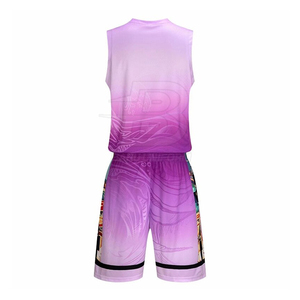 Nouveaux ensembles d'uniformes de basketball personnalisés 2025 – Design unique, respirants, séchage rapide, grandes tailles, imprimés, 100 % polyester – Vente chaude, stock disponible - Product Image 2