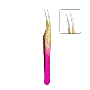 Pinzas Portátiles de Acero Inoxidable para Pestañas con Punta Inclinada, Cepillos Protectores y Organizador de Delineador de Ojos de Alta Calidad - Product Image 5