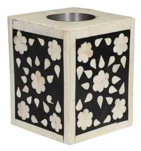 Natural Bone Inlay Incense Burner With <b>Sweet</b> <b>Box</b> Superior Quality Square Shape Bakhoor Burner from India - Product Image 1
