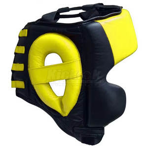 Protector de Cabeza de Cuero Duradero para MMA con Cobertura Facial Completa, Diseño Ligero para Entrenamiento Prolongado y Sparring, Ecológico - Product Image 5