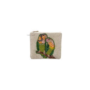 Monedero de Hoja con Cuentas Hecho a Mano, Nuevo Lanzamiento 2026, con Bordado a Mano y Cuentas de Semillas Personalizadas para Fiestas de Verano - Product Image 4