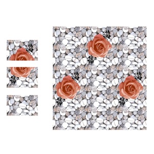 Beatific 3d design pour salle de bain Carrelage mural en céramique brillante 30x45cm - Product Image 4