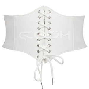 Corsé Steampunk de Torso Corto Marrón, Cinturón de Entrenamiento de Cintura - Product Image 3