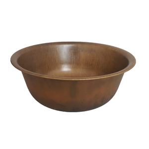 Antique Copper <b>Hammered</b> Copper Pedicure Bowl Made of High Quality Eco-Friendly Foot <b>Massage</b> Pedicure Bowls Spa Bowls - Product Image 3