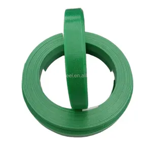Fanghua hochfester grüner 406 mm 16 mm PET-Kunststoff-Verpackungsriemen mit geprägter Oberfläche