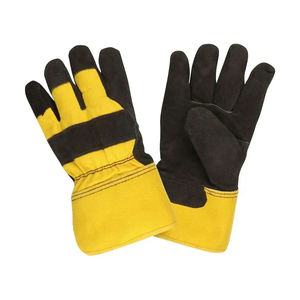 Guantes de trabajo de cuero flexibles superiores con compatibilidad con pantalla táctil Guantes de cuero impermeables cómodos para hombres - Product Image 1