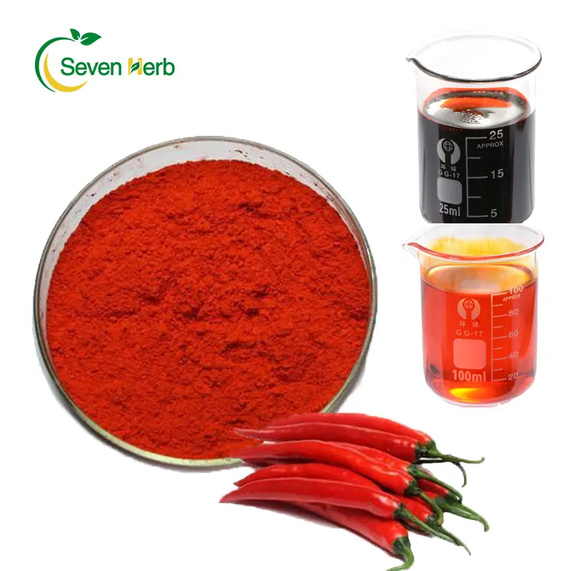 Extrato de pimenta Capsicum Oleoresin alta qualidade para coloração alimentar Paprika Oleoresin Extrato de pimenta em pó