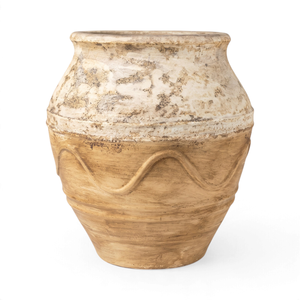 Maceta Grande de Terracota Rústica para Plantas de Interior, Decoración Moderna y Minimalista para el Hogar - Product Image 1