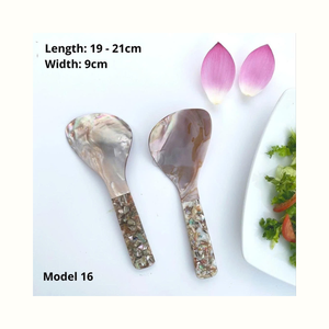 Cuillères en nacre pour servir les aliments, accessoires de table, décoration de table et utilisation au restaurant - Product Image 1