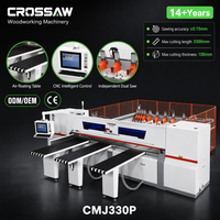 Sierra de Panel Horizontal Totalmente Automática MJ330 para Corte de Tableros de Madera Maciza, Sierra de Panel Electrónica CNC de Alta Resistencia para Fabricación de Muebles