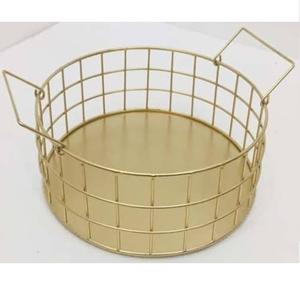 Nouveauté, panier à fruits en métal noir avec revêtement en poudre, pour hôtel, restaurant, mariage, rangement de nourriture sur table, panier à fruits de luxe - Product Image 4