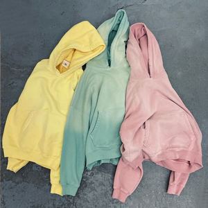 Sweat à capuche ample vintage de haute qualité lavé à l'acide Streetwear pour hommes sweat à capuche vierge lavé à l'acide vente en gros sur mesure - Product Image 6