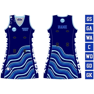 Uniforme de Netball Sublimado Personalizado, Talla Grande, Corte Ajustado, Secado Rápido, Color/Ralla Personalizada, Alta Calidad, Spandex/Algodón, Profesional - Product Image 5