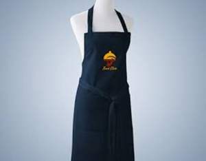Tablier de cuisine personnalisé en coton, lavable et durable, avec logo et poche, vente en gros en usine, OEM - Product Image 3