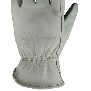 Gants de mécanicien en cuir avec logo personnalisé, haute qualité, poignet réglable, respirants, durables, réduisant les chocs, pour hommes, prix bas - Product Image 6