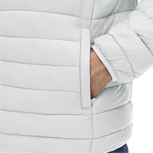 Premium Quality Latest Design Men's Canvas Puffer <b>Jackets</b> with Stand Collar and Front Logo High Street Style - Product Image 5