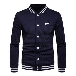 Chaqueta Universitaria de Invierno para Hombre, Estilo Moderno, Cuello Alto, Estilo Urbano, Ecológica, Transpirable, Resistente al Viento, 100% Algodón - Product Image 2