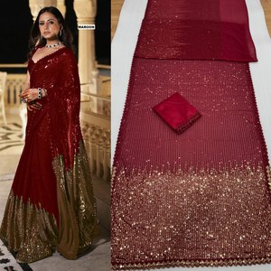 Bollywood Secuencia Saree - Product Image 5