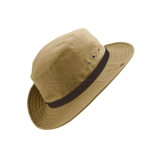 Nouvelle arrivée Chapeaux seau en toile respirante légère Chapeaux Safari de voyage en plein air de couleur unie pour le cyclisme pour Safari et l'aventure - Product Image 4