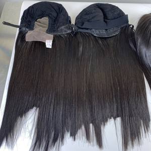 Pelucas naturales pelo liso suave cabello Remy doble dibujado extensiones de cabello vendedores crudo al por mayor cutícula alineada brasileña - Product Image 1