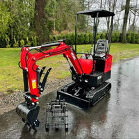 LIVRAISON GRATUITE VICSEC VC13 MINI EXCAVATRICE HYDRAULIQUE 13HP LAME DE REMPLISSAGE ARRIÈRE BUCKET AVEC DENTS Pouce manuel EPA CE Hydraulique auxiliaire