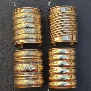 Dernier design de bracelet à manchette en laiton pur pour femmes Accessoire de mode à prix économique pour les fêtes et les cadeaux - Product Image 5