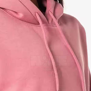 Top vente haute qualité Street Wear Crop Top Hoodies Design unique doublé à capuche pour l'hiver - Product Image 6