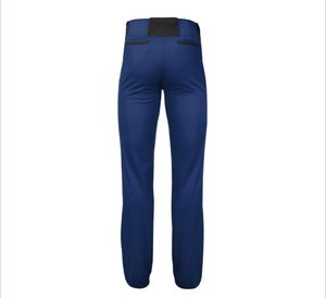 Pantalon de baseball personnalisé pour hommes, jeunes et enfants avec ceinture élastique, tissu polyester respirant adapté aux sports d'équipe - Product Image 3