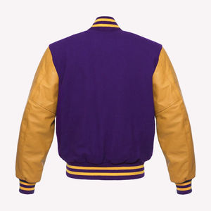 Veste universitaire pour homme au design tendance, en toile, col montant, broderie, vêtement d'hiver léger et respirant - Product Image 6