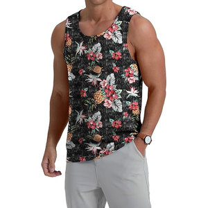 Camiseta sin mangas de gimnasio de punto informal para hombre de venta directa de fábrica 100% algodón ligero transpirable de alta calidad OEM personalizable - Product Image 2