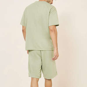 Conjunto de Camiseta y Pantalones Cortos Casuales para Hombre, Estampado Vintage, 100% Algodón, Secado Rápido, Venta al Por Mayor - Product Image 5