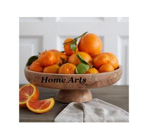 Tazón para Servir Frutas de Madera de Diseño Moderno, Tazón Redondo de Calidad Superior para Servir Ensaladas, Accesorios de Cocina - Product Image 2