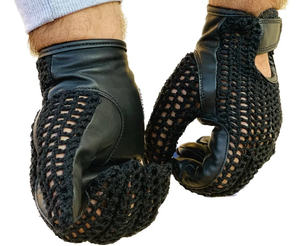 100% gants d'été en cuir véritable de qualité supérieure poignée antidérapante Pure Protection des mains équestres pour l'équitation - Product Image 5