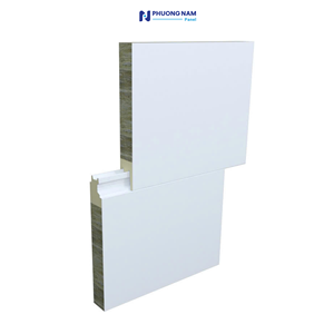 Chất lượng cao prock Tấm bánh sandwich cho rockwool chống ngọn lửa cách âm hiện đại thép mạ kẽm cho các tòa nhà thương mại - Product Image 1