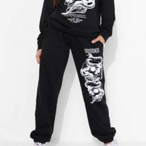 Women's Custom Logo Design Cotton <b>Gym</b> Tops Wholesale Long Sleeve Sweatshirt Hood Casual Sportswear Sets Girls Plus Size Options - Product Image 3