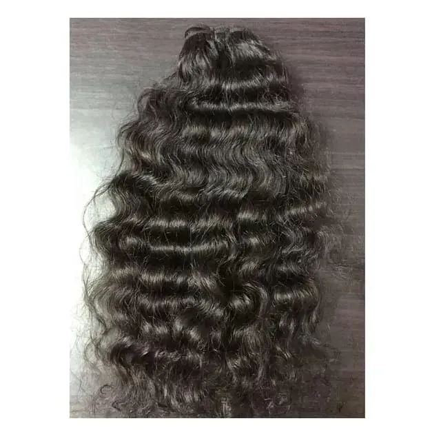 RAW NATURAL CURLY CUTICLES ALIGNED INDIAN TEMPLE HAIR