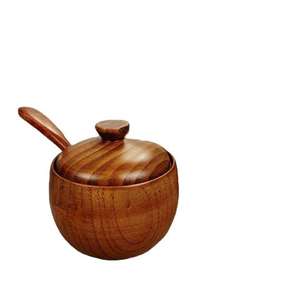 Direct Factory Sale Marble Stone Kitchen Tools Sugar & Spices Serving <b>Pot</b> with <b>Lid</b> for Household Food Storage Salt Pinch <b>Pots</b> - Product Image 6