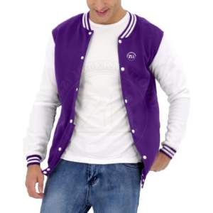 เสื้อแจ็กเก็ตบอมเบอร์แขนยาวผ้ากำมะหยี่ปักลายตามสั่งหนังฤดูหนาวไซส์ใหญ่พิเศษ - Product Image 1