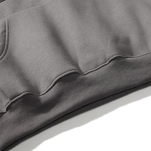 Sudaderas con capucha de Jersey de pedido personalizado Premium en colores sólidos Mezcla básica de algodón para tallas grandes Essentials de invierno - Product Image 4