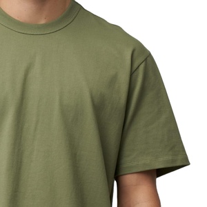100% coton doux organique unisexe T-Shirt Logo personnalisé Streetwear Hip Hop taille haute qualité personnalisable hommes T-Shirts - Product Image 5